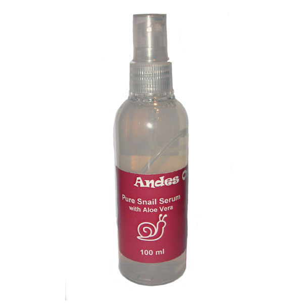 Andes Organics Pure Snail Serum with Aloe Vera 100 ML
