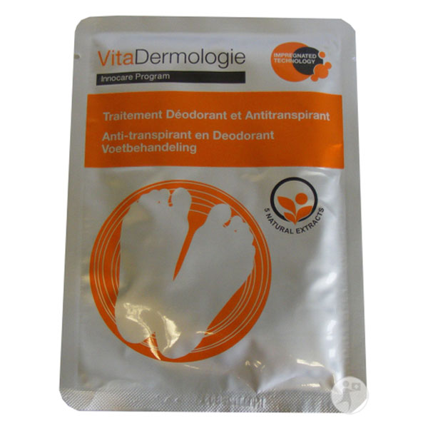 VitaDermologie Deodorizing and Antiperspirant Transdermal Socks